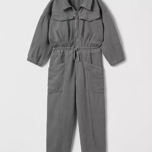 Zara Charcoal Jumpsuit with Pockets
